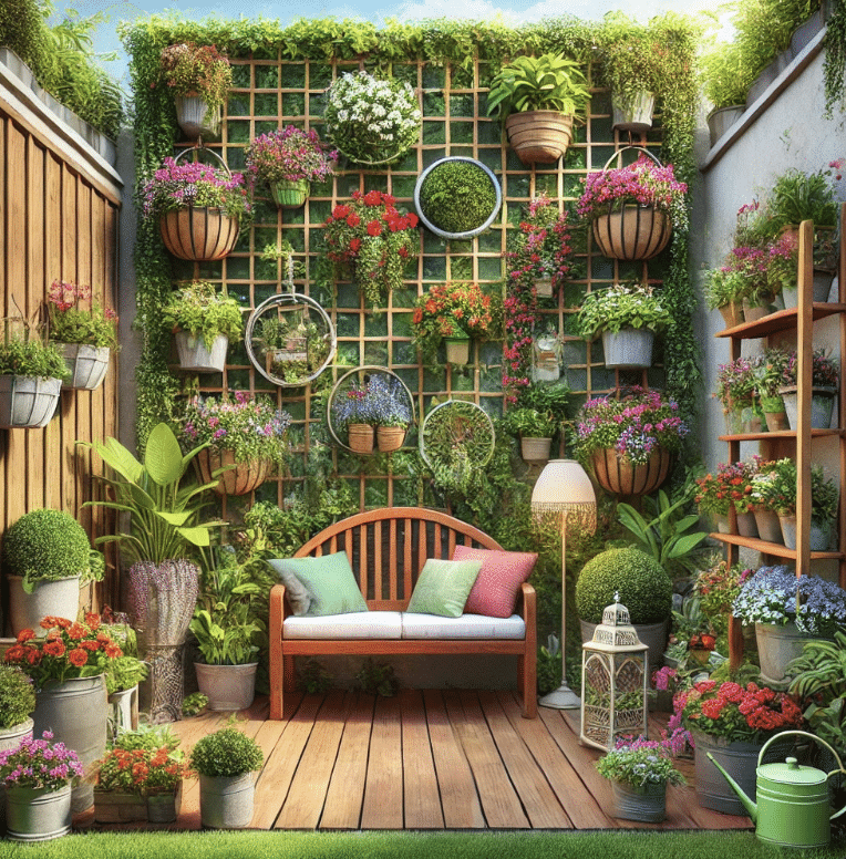 Tiny Lush Garden Retreat